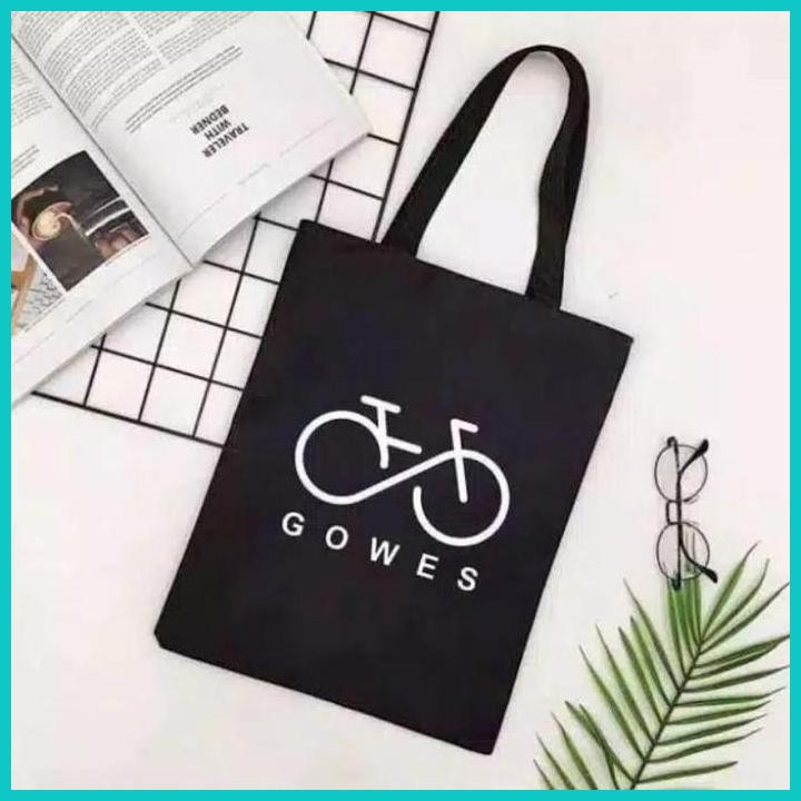 Boss [Gowes ] Tote Bag Pakai Resleting Tas Wanita Tas Sekolah Lengkap