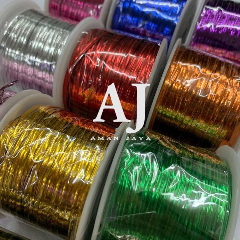 

Terbaik Kawat Twister / Kawat Pengikat / Twist Tie / Pita Kawat Metalik / Kawat Souvenir (MINIMAL 5 ROLL) !!