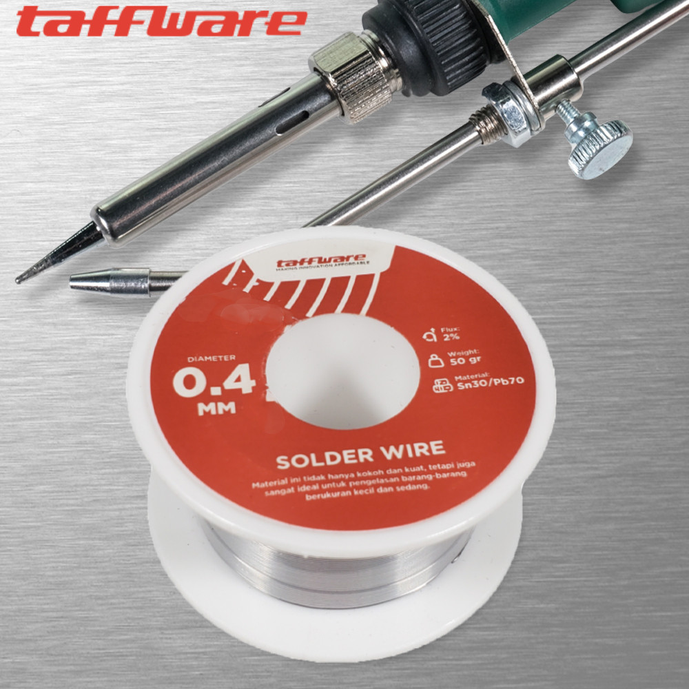 Taffware Kawat Timah Solder Sn30/Pb70 50gr Original 99 Engine