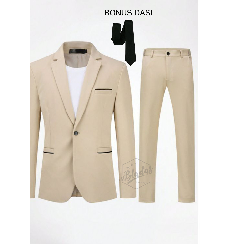 Setelan Jas Pria Premium - Jas Pria Jas Formal - Jas Pria Setelan Jas Pria HItam