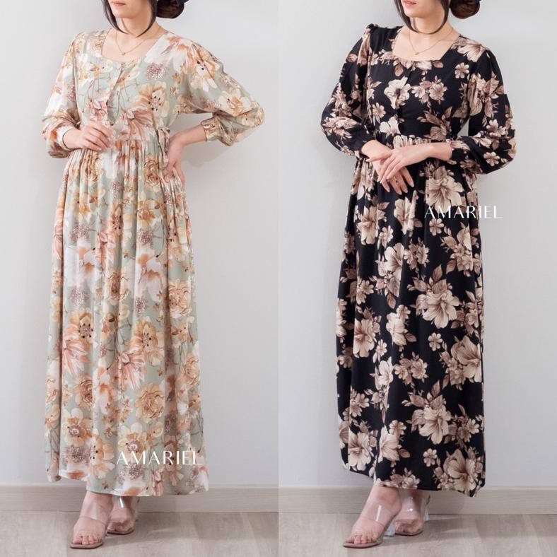 Terbaru! Amariel Tulsa Dress Daster Nyaman Bumil Busui Friendly ~