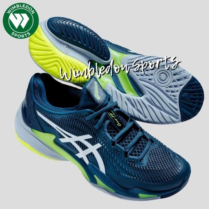 Sepatu Asics Court Ff 3 Mako Blue White /Sepatu Tenis Asics Court Ff3