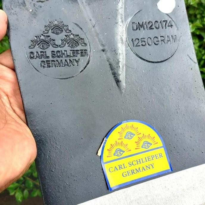 cangkul pacul baja asli cap mata 3 carl schlieper germany ori 100%