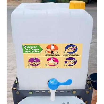 Jerigen Berikut Keran Tempat Tong air Keran