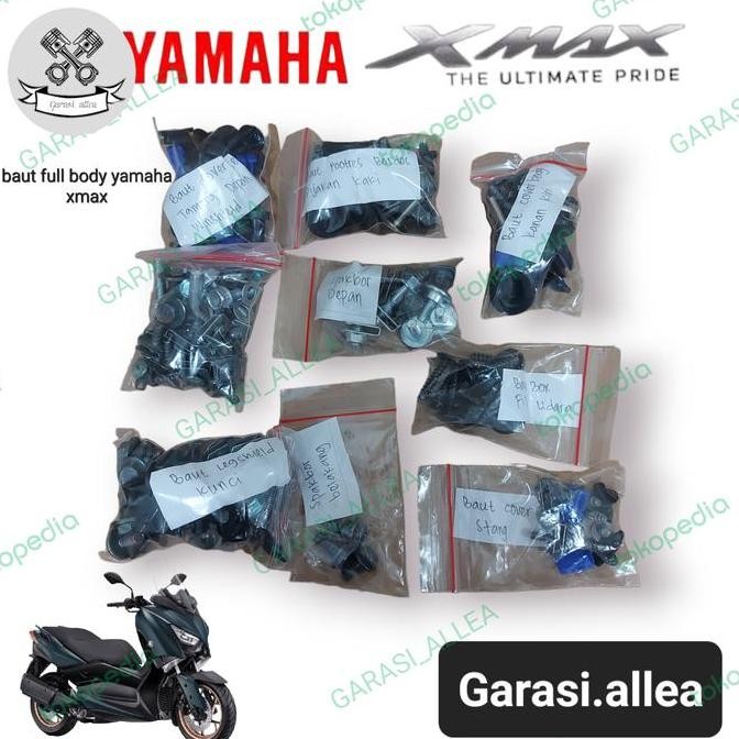 Baut full set body yamaha xmax/baut lengkap full body xmax
