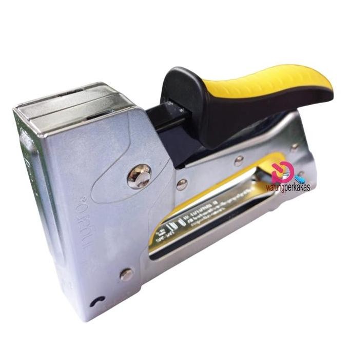 Kangaro Stapler Gun - Kangaro Gun Tacker TS610R - Stapler Jok Motor Besi Plastik Stationery hekter  