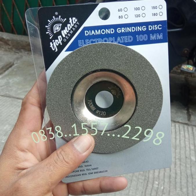 Mata poles pinggul keramik granit TJAP MATA grit 120 mata bevel granit