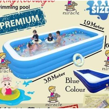 Playground 5409 Family Pool Kolam Renang Besar Keluarga Panjang 305 Cm Anak Dewasa Kotak