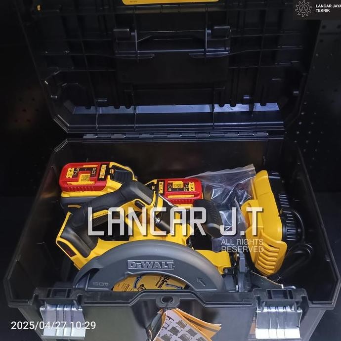 Dewalt DCS578X2-KR  Brushless Circular Saw Gergaji Sirkel Baterai 54/60 Volt (Max) 184mm DCS578X2-KR