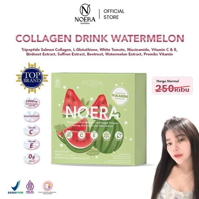 Noera Collagen Drink With Birdnest And Saffron Extract I Minuman Kolagen L-Gluthatione | Noera Premi