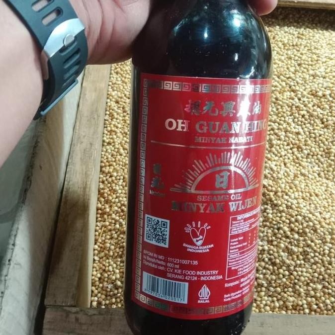 

Minyak Wijen Oh Guan Hing Botol 600ml Halal Sesame Oil - Zaitun - Olive Masakan HS