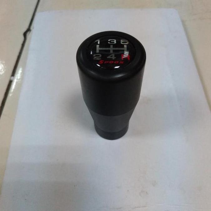 SHIFT KNOB MANUAL SPOON SPORT DURACON UNIVERSAL HITAM ORIGINAL DAN TERPERCAYA