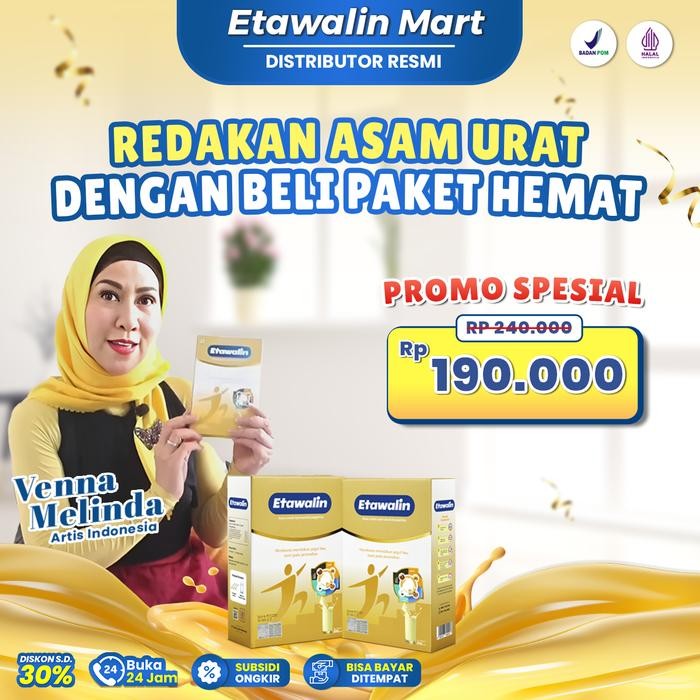 

New Susu Etawalin Original PAKET 2 BOX @200 gram Minuman yang tebuat dari Bahan pilihan seperti Susu