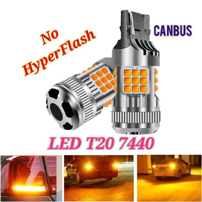 Murah Lampu Led Sein T20 7440 Superbright 3030 Kedip Normal