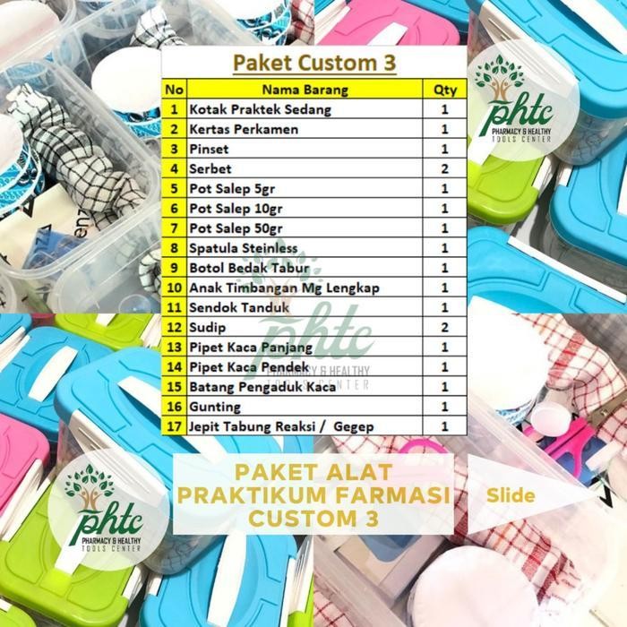 

Paket Alat Praktik Resep Farmasi Custom 3 - Toolkit Sekolah Farmasi Note Stationery Termurah Best Quality 100% Original
