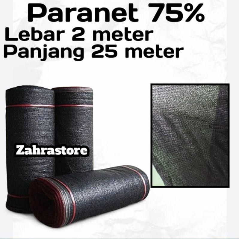Paranet 75% Lebar 2 Meter Panjang 25 Meter