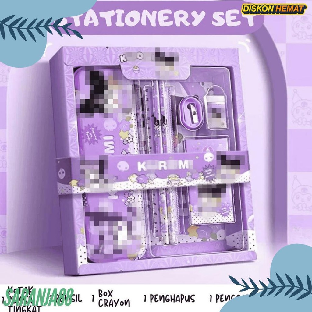 

Kotak Pensil Anak Set Stationery Untuk Hadiah Anak Sekolah Motif Lucu Kartun Lucu Terkenal Viral Booming/ Alat Tulis Set Karakter Kado Diskon Setengah Harga