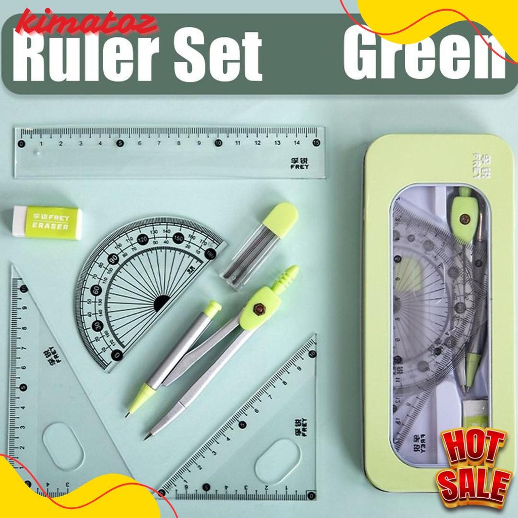 

Kompas Set 8In1 Matematika Set Penggaris Set Jangka Set Compass Set Math Set Pensil Murah Bonus Penggaris Dan Penghapus Alat Tulis Kotak Pensil Logam Sekolah Kantor Pelajar Diskon Setengah Harga