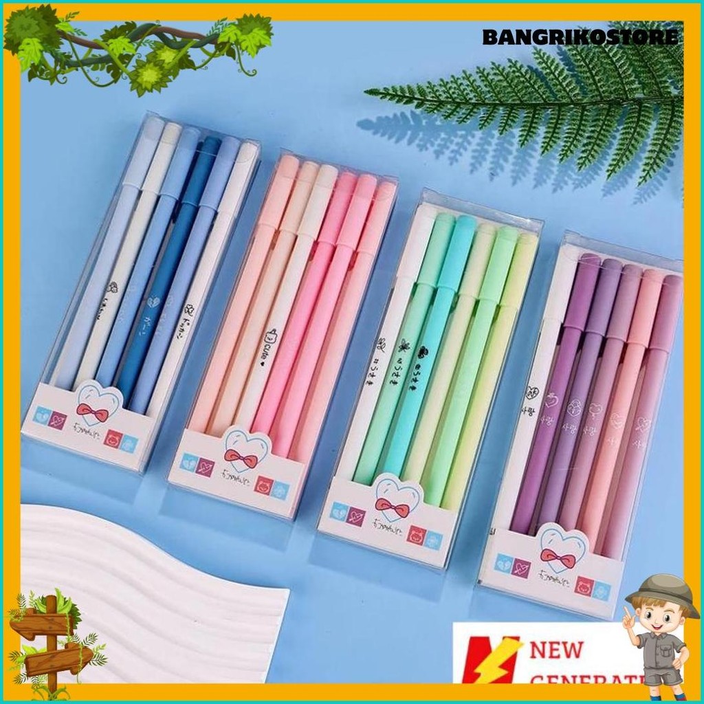 

Ngz 1 Set 6Pcs Pena Gel 0.5Mm Warna Pastel Pen Gel Aesthetic Pulpen Gel 6 In 1 Warna Gradasi Pena Gel Set Morandi Color Bolpoint Tinta Gel Cair 6 Pcs Journaling Pen Alat Tulis Kantor Sekolah Lucu Terlengkap Dan Termurah