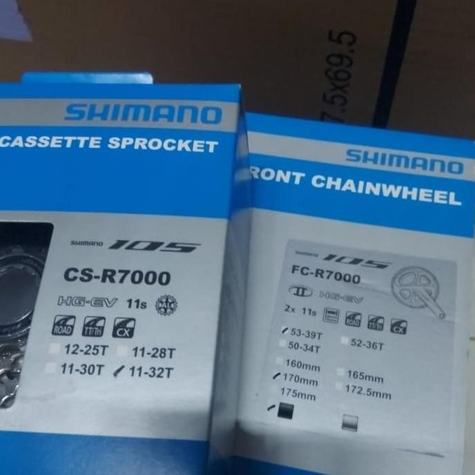 ready shimano groupset 105 r7000 2x11 flat bar not tiagra ultegra zee