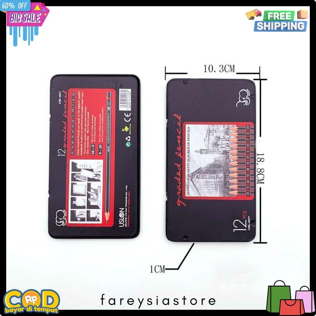 

12 Pcs Pensil Gambar Sketsa Set Lengkap 2H H F B Hb 2B 3B 4B 5B 6B 7B 8B Charcoal Pencils Set Terlaris! Produk Ini Banyak Dicari