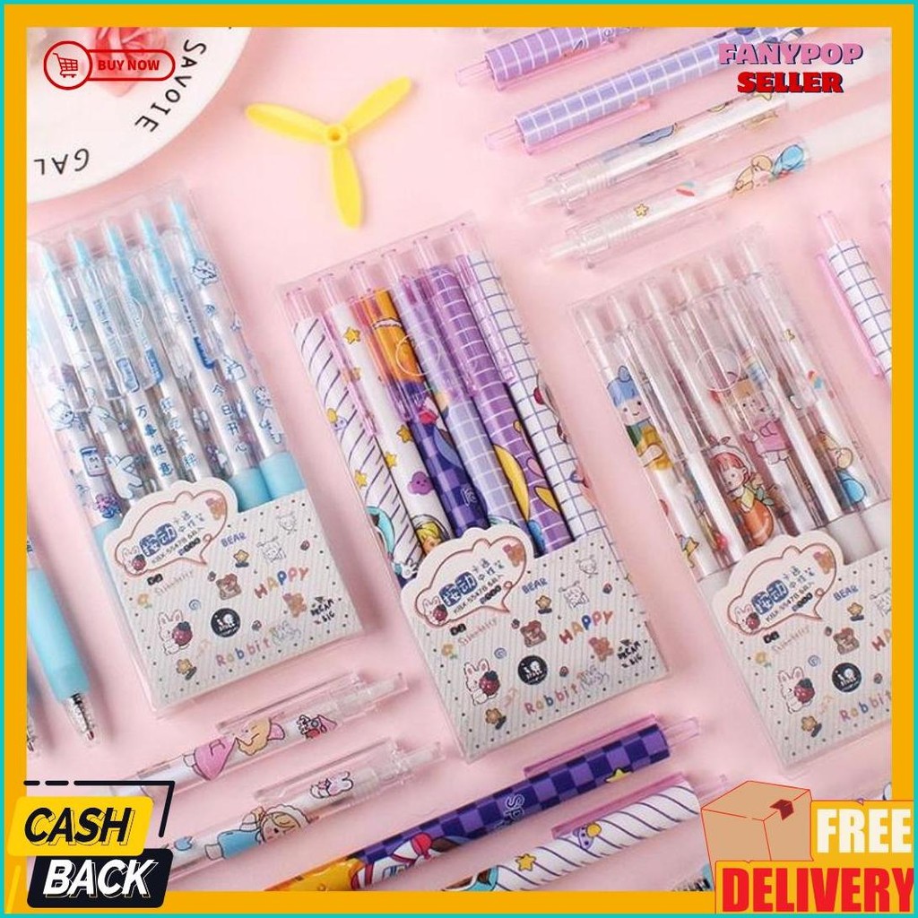 

Moka 6Pcs Pulpen Gel Mekanik 0.5Mm / Ballpoint Mekanik Mkp139 Flash Sale! Diskon Hingga 70%