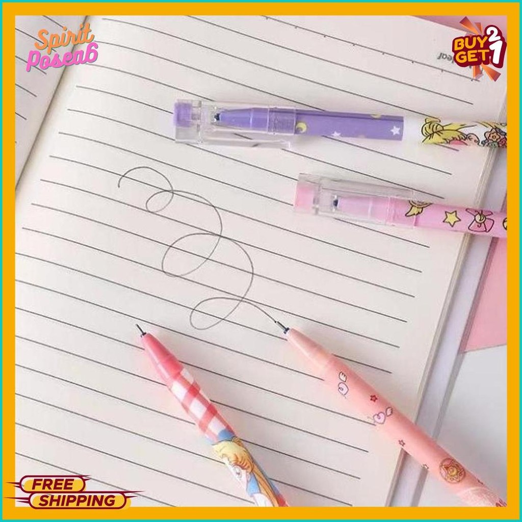 

Grosir - S5930 Pena Karakter Bisa Dihapus / Pena Hitam 12 Pcs / Erasable Gel Pen / Pulpen Erasable / Pulpen Bisa Dihapus 12 Pcs Diskon Setengah Harga