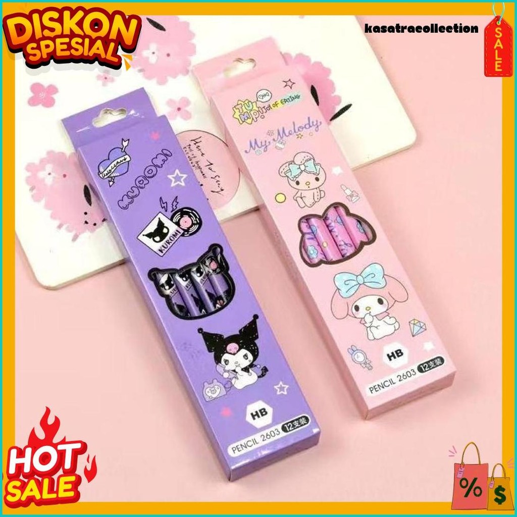 

Best 1 Lusin (12 & 6Pcs) Pensil 2B Motif Kartun Jepang Dkk / Pensil 2B + Penghapus Murah 1 Lusin Diskon