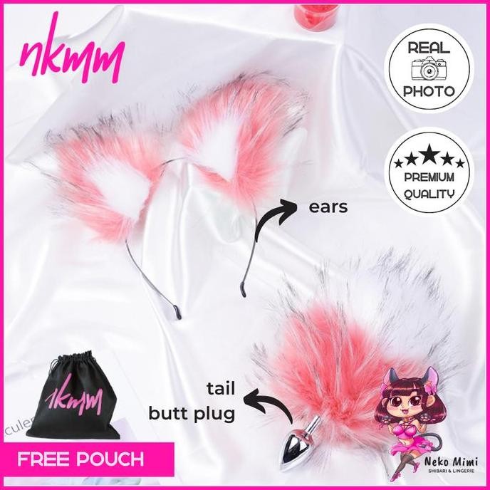 BARU  NKMM Premium Neko Tail Butt Plug & Cat Ears Hairband