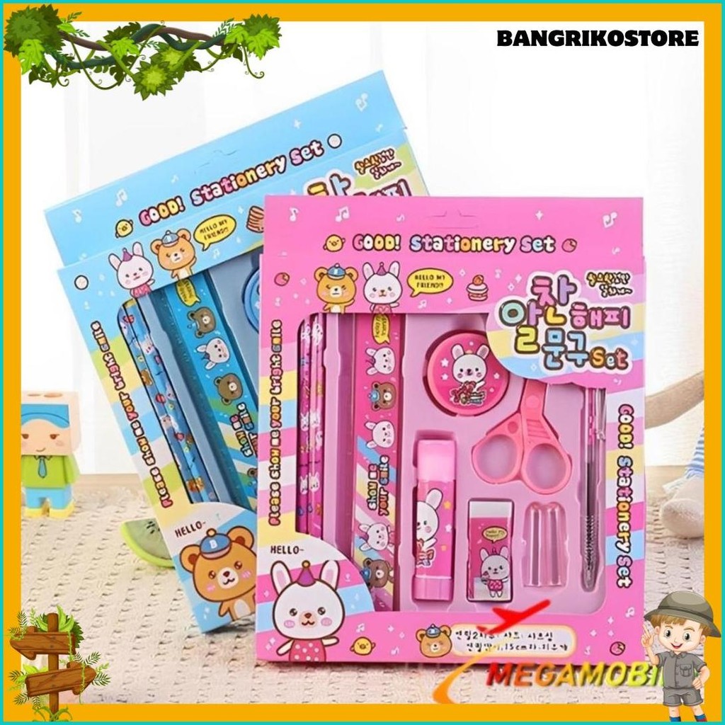 

Mm - Paket Alat Tulis Set 8In1 Stationery Set Study Set Anak Karakter Set Alat Tulis Anak Tk Terlengkap Dan Termurah