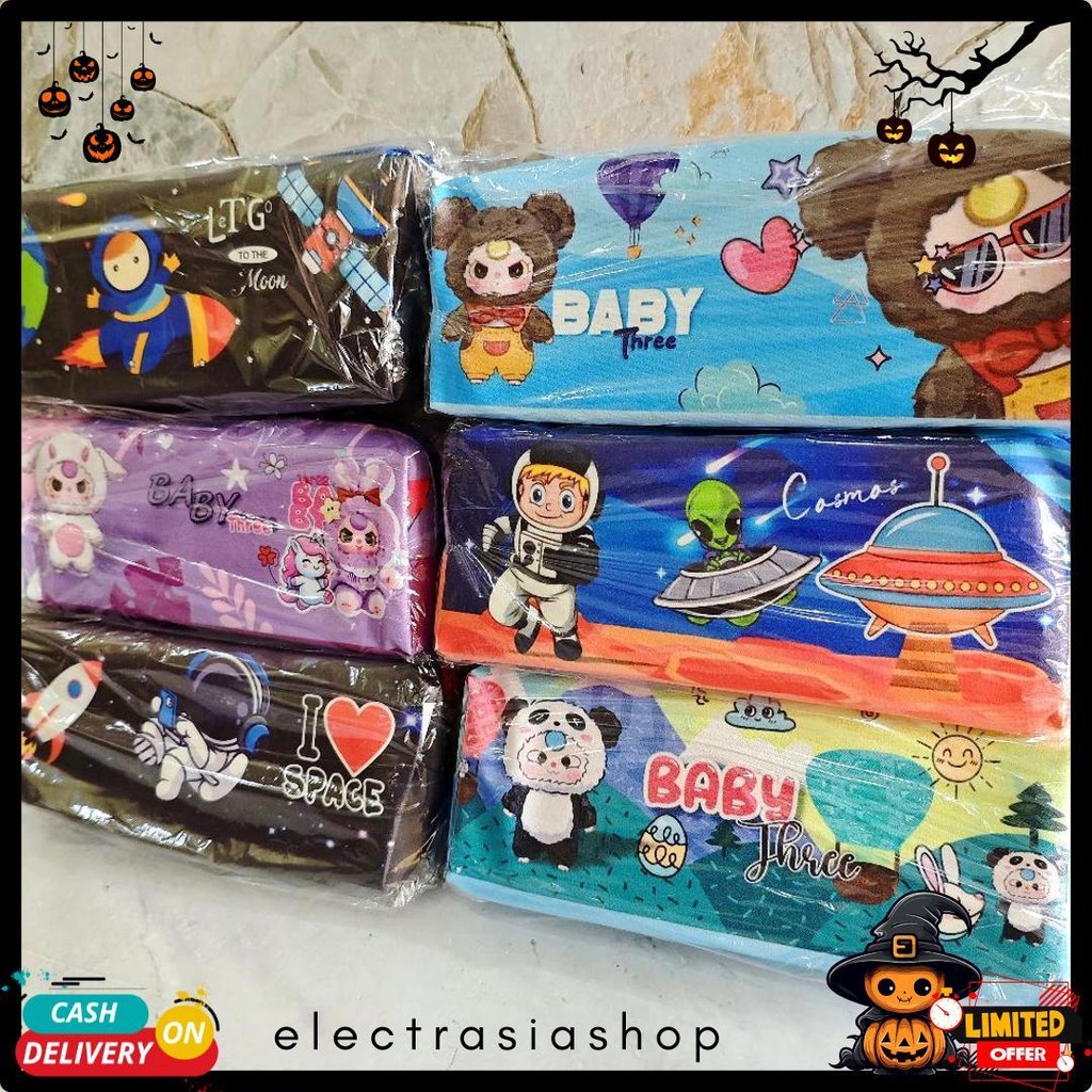 

1 Biji ( 21 X 9 X 4 Cm ) Tempat Pensil Kulit Resleting Motif Kartun Lucu Fancy / Kotak Pensil Sintesis Animal Terlengkap Dan Termurah