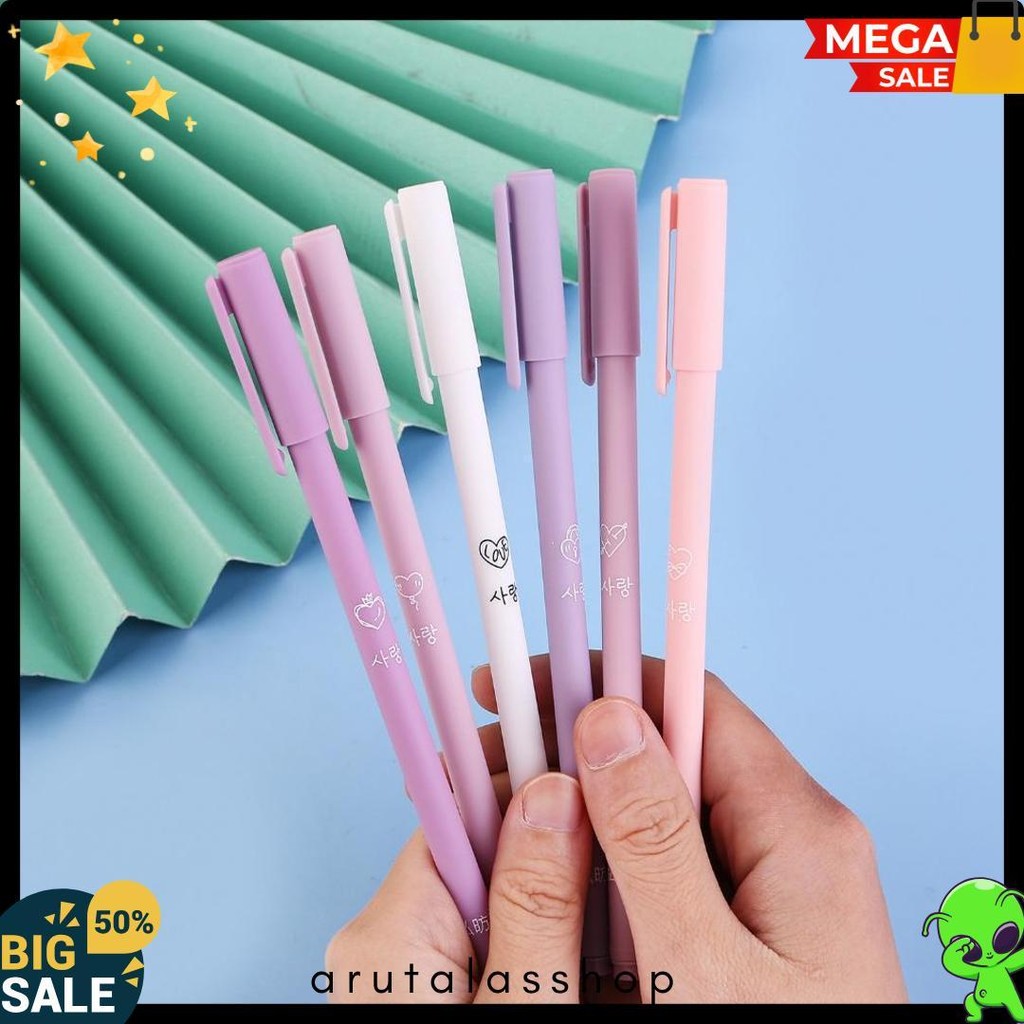 

Ysm 1 Set 6Pcs Pena Gel 0.5Mm Warna Pastel Pen Gel Aesthetic Pulpen Gel 6 In 1 Warna Gradasi Pena Gel Set Morandi Color Bolpoint Tinta Gel Cair 6 Pcs Journaling Pen Alat Tulis Kantor Sekolah Lucu Diskon Setengah Harga
