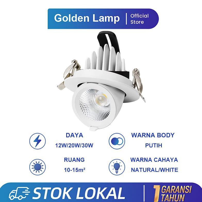 Lampu Sorot LED Downlight Lampu Keong COB Spotlight LED Spotlight LED Nose Light 12W 20W 30W