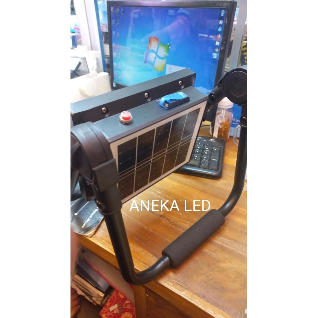 Lampu emergency portable sorot 50 watt 100 watt adx 8889