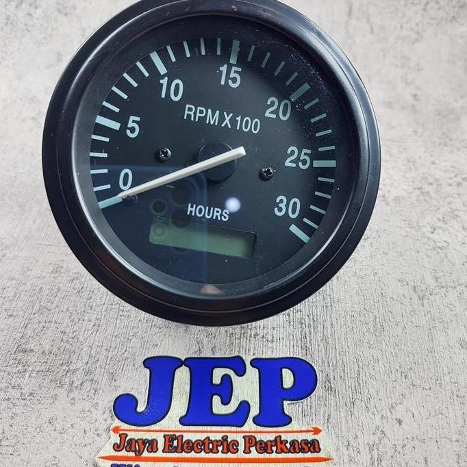 Tachometer RPM + Hour meter 3049555 VDO RPM Meter 12V / 24V RPM meter