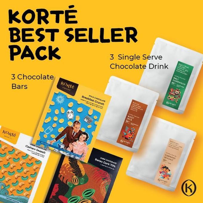 

Korte Chocolate Best Seller Pack Hemat Termurah