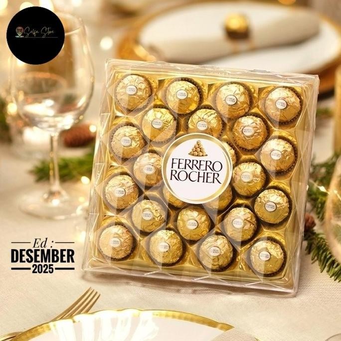 

Ferrero Rocher Diamante Valentine Box Isi 24 Coklat Hazelnut Impor Termurah