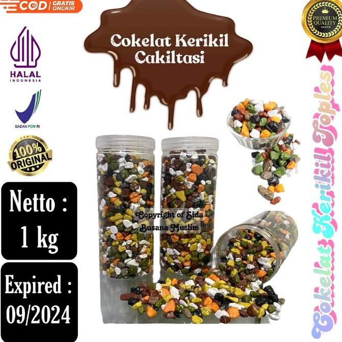 

Coklat Kerikil Arab 1kg Cokelat Batu Krikil Stone Cemilan Murah Termurah