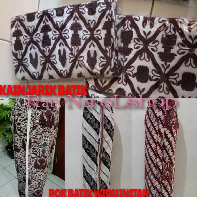 BAWAHAN BAJU KEMEJA JAWA WANITA | ROK BATIK WIRU | KAIN JARIK BATIK | BAWAHAN BAJU KEBAYA LURIK | BA