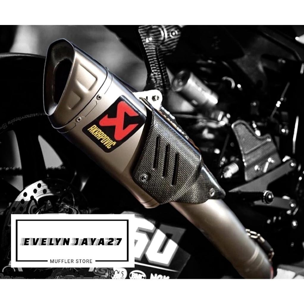 Knalpot Akrapovic Evolution Line Import Vixion R15 Cbr 150 Cb 150 Gsx-R Mx King Xabre Sonic Fu Supra