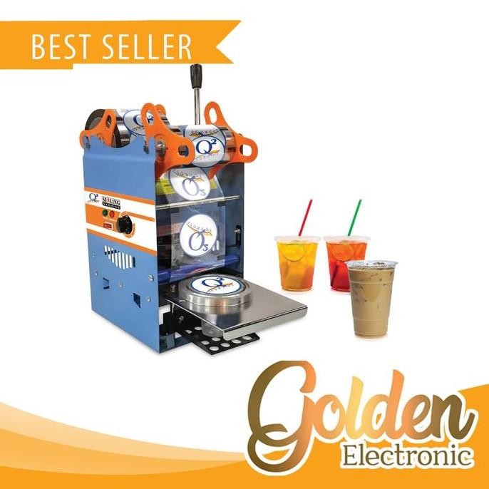 TERMURAH - Q2 Cup Sealer Alat Press Gelas Minum Plastik Manual Q2 8881