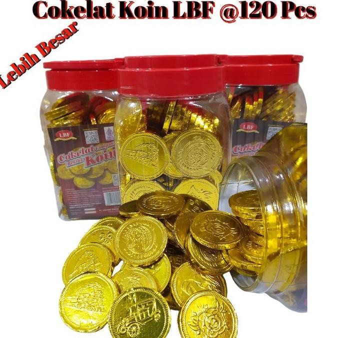 

Cokelat Koin LBF Isi 120pcs - Cemilan Manis Bentuk Koin Emas Termurah