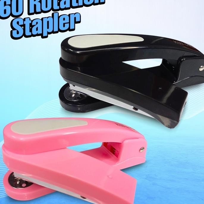 

Staples Kantortriple Stapler Stepler Rotatable Staples Meja Putar 3 Arah Besar