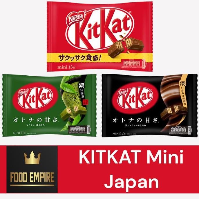 

KitKat Mini Japan Original Dark Chocolate Green Tea - Cokelat Jepang Termurah