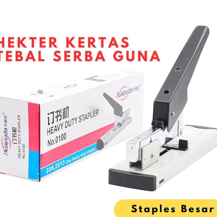 

Hekter Kertas Tebal Serba Guna Heavy Duty Stapler Kangaro Max Staples Besar Adjustable Logam Br071