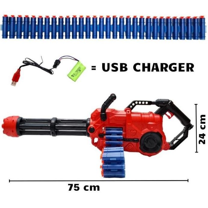 Pistol Mainan Anak Peluru Busa Mainan Tembak Tembakan Peluru Busa 9945