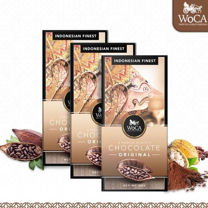 

WoCA Premium Chocolate Batang 3x90g Rasa Original Cokelat Batang Termurah