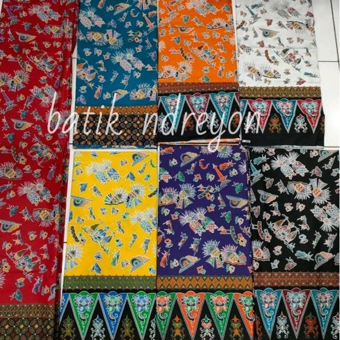 Kain batik betawi kode keong mas