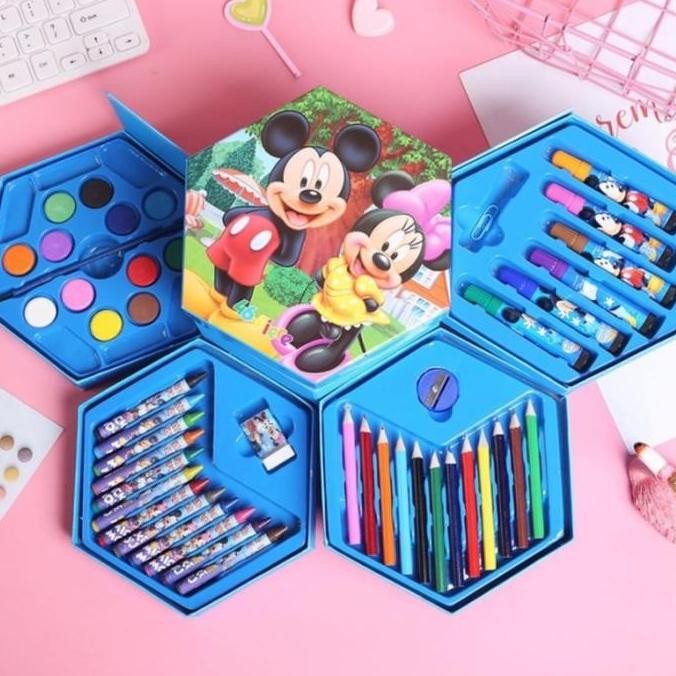 

Alat Mewarnai Set 46pcs Hexagon