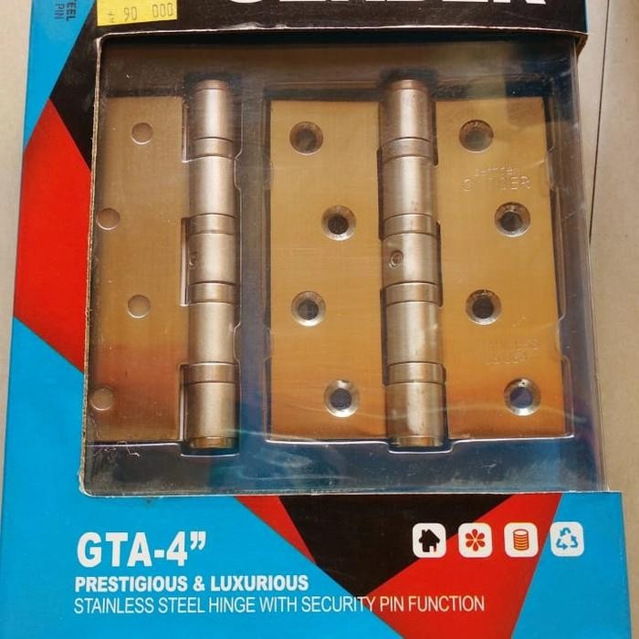 Baru Engsel Pintu/Jendela Stainless Steel Gerber (4 Inch) Terlaris